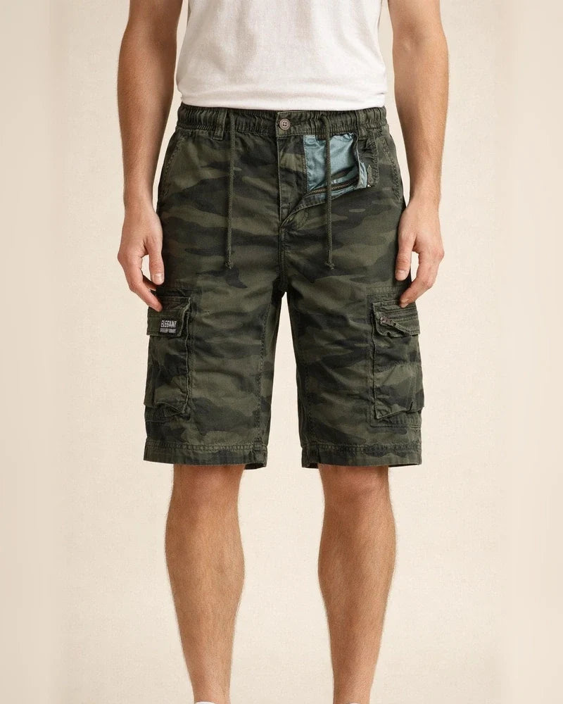 Men's Cargo Shorts Hiking Shorts Drawstring Zipper Pocket Multi Pocket Letter Camouflage Breathable Moisture Wicking Knee Length Casual Going out Casual Cargo Slim ArmyGreen Khaki Micro-elastic | JRSEE:d38ebf43-28bb-4346-a1ec-5fd2a89a6b79