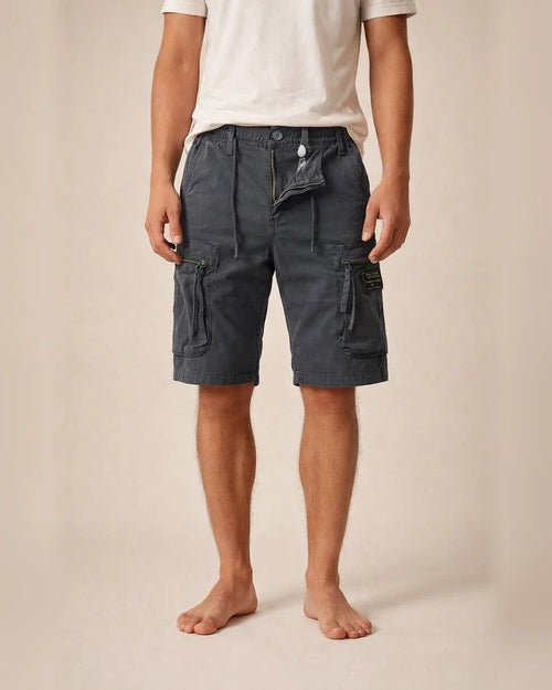 Men's Cargo Shorts Hiking Shorts Elastic Waist Multi Pocket Multiple Pockets Plain Comfort Breathable Knee Length Casual Daily Fashion Streetwear ArmyGreen Black | JRSEE:ebe6782b-a9c7-44cd-90c5-5d192d7b48a4