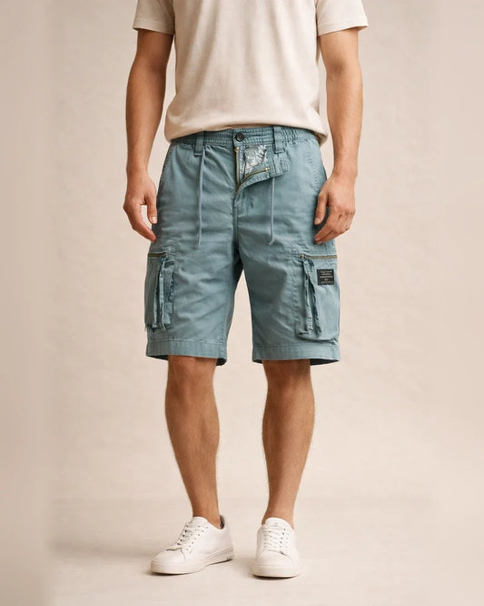 Men's Cargo Shorts Hiking Shorts Elastic Waist Multi Pocket Multiple Pockets Plain Comfort Breathable Knee Length Casual Daily Fashion Streetwear ArmyGreen Black | JRSEE:10a83fbe-4267-49c7-9e07-a9ba28777485