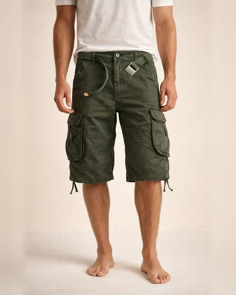 Men's Cargo Shorts Hiking Shorts Leg Drawstring Multi Pocket Multiple Pockets Plain Camouflage Breathable Outdoor Knee Length Casual Daily Cotton Streetwear Stylish Yellow Army Green Micro-elastic | JRSEE:aa4ac3c3-a78a-4763-82ea-53822c2eba9e