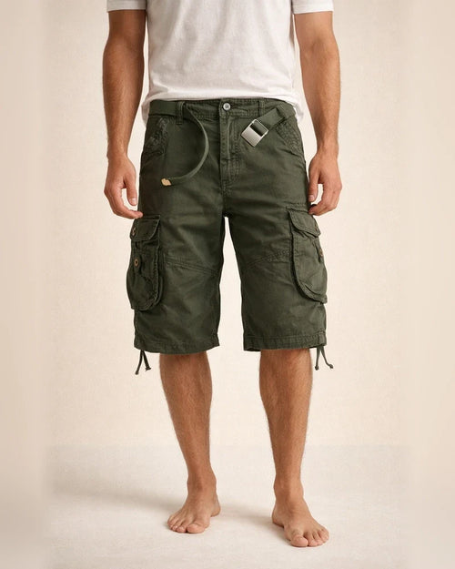 Men's Cargo Shorts Hiking Shorts Leg Drawstring Multi Pocket Multiple Pockets Plain Camouflage Breathable Outdoor Knee Length Casual Daily Cotton Streetwear Stylish Yellow Army Green Micro-elastic | JRSEE:aa4ac3c3-a78a-4763-82ea-53822c2eba9e