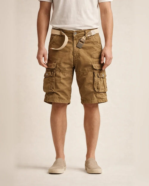 Men's Cargo Shorts Hiking Shorts Leg Drawstring Multi Pocket Multiple Pockets Plain Camouflage Breathable Outdoor Knee Length Casual Daily Cotton Streetwear Stylish Yellow Army Green Micro-elastic | JRSEE:5a489b60-6668-4380-86b2-76d77f83bf83