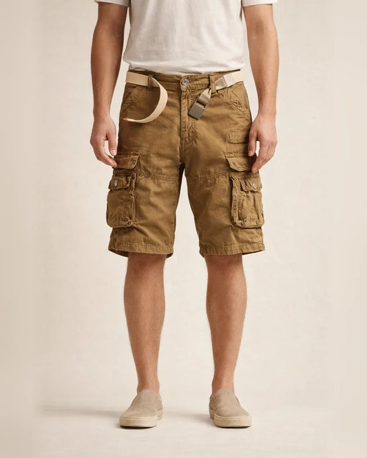 Men's Cargo Shorts Hiking Shorts Leg Drawstring Multi Pocket Multiple Pockets Plain Camouflage Breathable Outdoor Knee Length Casual Daily Cotton Streetwear Stylish Yellow Army Green Micro-elastic | JRSEE:5a489b60-6668-4380-86b2-76d77f83bf83