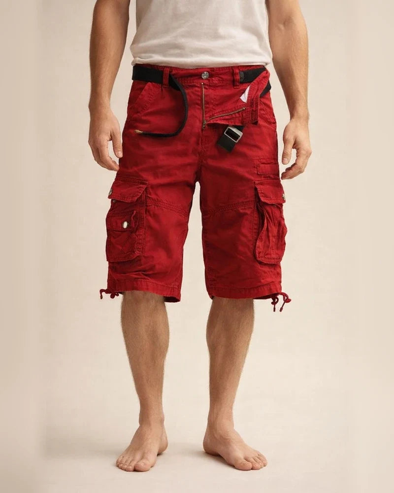 Men's Cargo Shorts Hiking Shorts Leg Drawstring Multi Pocket Multiple Pockets Plain Camouflage Breathable Outdoor Knee Length Casual Daily Cotton Streetwear Stylish Yellow Army Green Micro-elastic | JRSEE:c9abcacd-2c29-4c74-b955-dcce6f728310