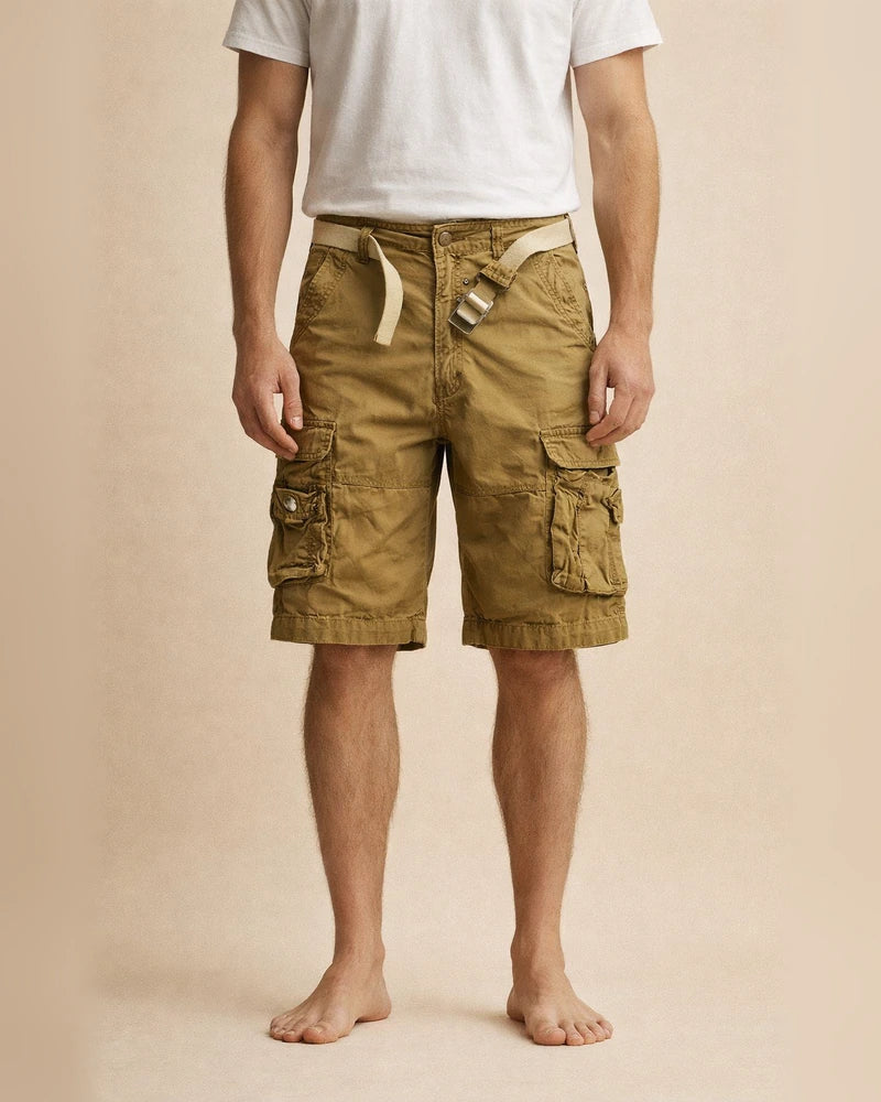 Men's Cargo Shorts Hiking Shorts Leg Drawstring Multi Pocket Multiple Pockets Plain Camouflage Breathable Outdoor Knee Length Casual Daily Cotton Streetwear Stylish Yellow Army Green Micro-elastic | JRSEE:992faccd-a7e7-47b2-844f-dd7c1c54d74a