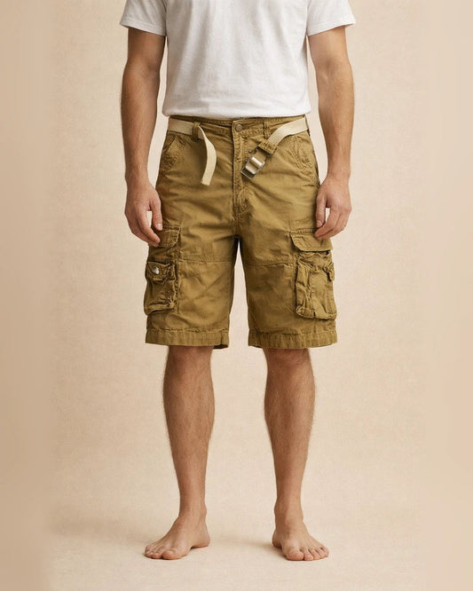 Men's Cargo Shorts Hiking Shorts Leg Drawstring Multi Pocket Multiple Pockets Plain Camouflage Breathable Outdoor Knee Length Casual Daily Cotton Streetwear Stylish Yellow Army Green Micro-elastic | JRSEE:992faccd-a7e7-47b2-844f-dd7c1c54d74a