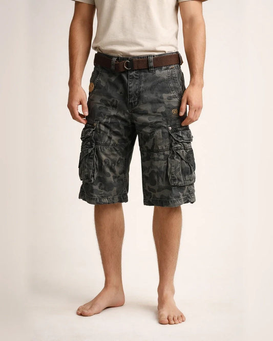 Men's Cargo Shorts Hiking Shorts Multi Pocket Camouflage Camo / Camouflage Knee Length Daily Streetwear Vintage Army Green Blue | JRSEE:f8d78bd6-43ee-4ad7-a490-efcb39bfde8d