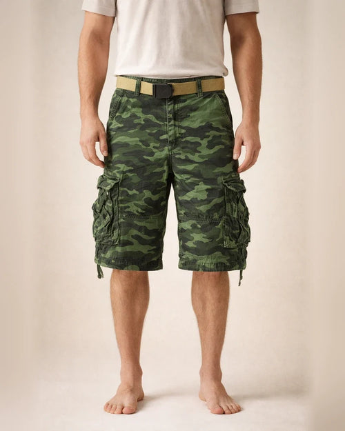 Men's Cargo Shorts Hiking Shorts Multi Pocket Camouflage Knee Length Daily Cotton Basic Black / Red Army Green | JRSEE:6d24d96f-13b0-4f26-a0fa-4b228181dd0f