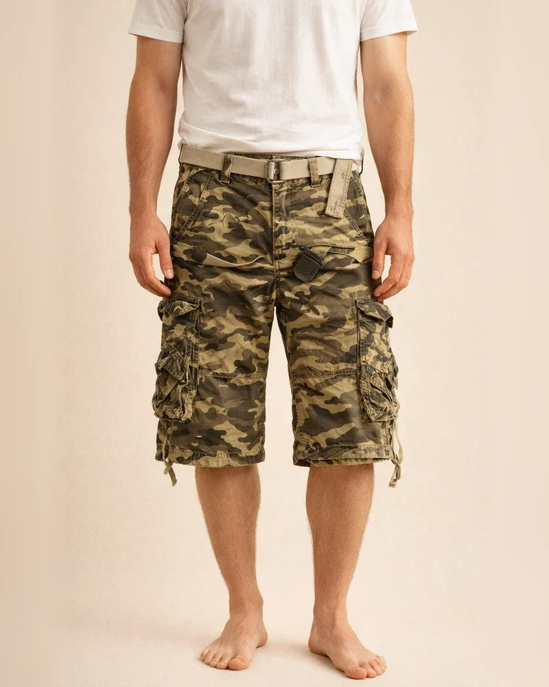 Men's Cargo Shorts Hiking Shorts Multi Pocket Camouflage Knee Length Daily Cotton Basic Black / Red Army Green | JRSEE:95a68397-7bf2-4a89-b939-25d786b159b1