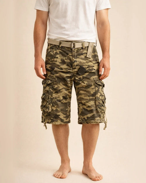 Men's Cargo Shorts Hiking Shorts Multi Pocket Camouflage Knee Length Daily Cotton Basic Black / Red Army Green | JRSEE:95a68397-7bf2-4a89-b939-25d786b159b1