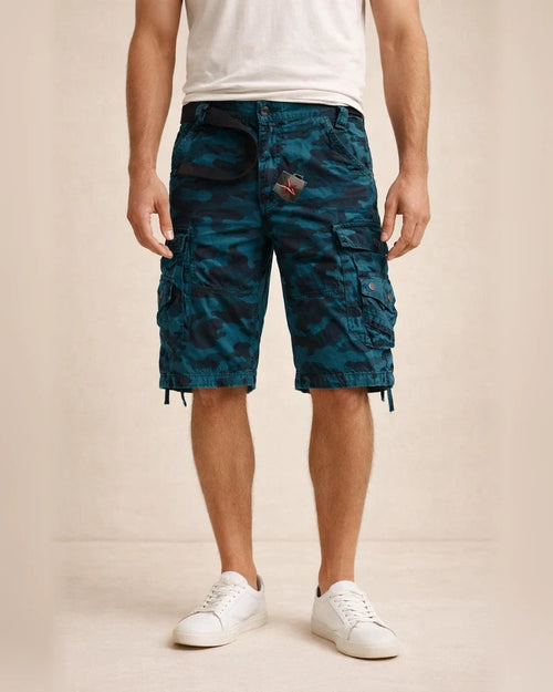 Men's Cargo Shorts Hiking Shorts Multi Pocket Camouflage Knee Length Daily Cotton Basic Black / Red Army Green | JRSEE:04120cc4-d595-4c1e-8718-435cfce1ea7b