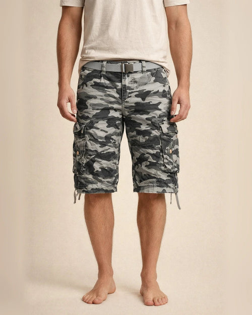 Men's Cargo Shorts Hiking Shorts Multi Pocket Camouflage Knee Length Daily Cotton Basic Black / Red Army Green | JRSEE:87800216-e17e-4471-bb02-8f9cec9dfa26