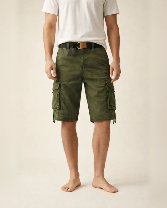 Men's Cargo Shorts Hiking Shorts Multi Pocket Lightweight Plain Camouflage Breathable Outdoor Knee Length Casual Daily Wear Cargo Shorts Casual / Sporty ArmyGreen Black Micro-elastic | JRSEE:bc339904-807e-4fb7-afed-d84654872f3e
