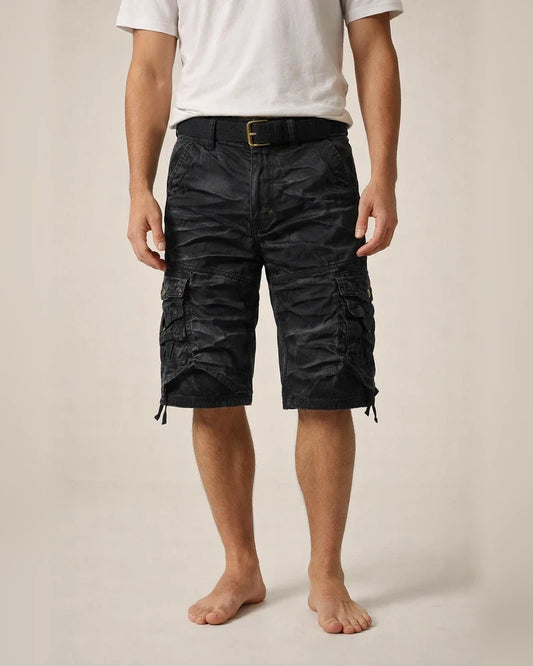 Men's Cargo Shorts Hiking Shorts Multi Pocket Lightweight Plain Camouflage Breathable Outdoor Knee Length Casual Daily Wear Cargo Shorts Casual / Sporty ArmyGreen Black Micro-elastic | JRSEE:962f751a-6009-4cef-9f78-a5a46adfe160