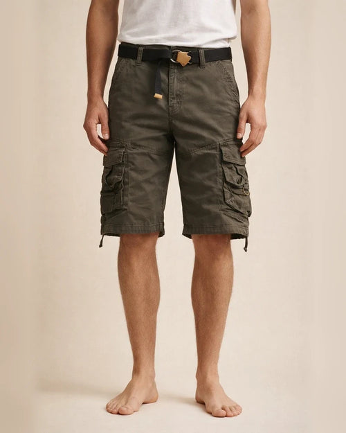 Men's Cargo Shorts Hiking Shorts Multi Pocket Lightweight Plain Camouflage Breathable Outdoor Knee Length Casual Daily Wear Cargo Shorts Casual / Sporty ArmyGreen Black Micro-elastic | JRSEE:0d7ba285-cb1e-4b41-b024-c3ac803b01ae