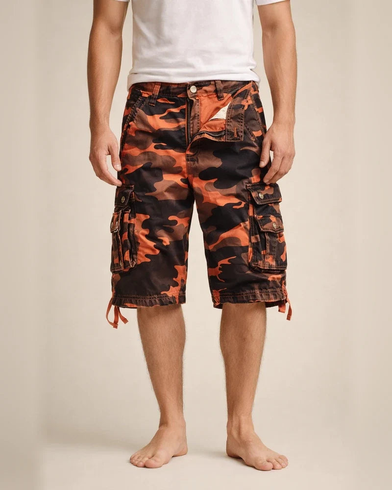Men's Cargo Shorts Hiking Shorts Pocket Multi Pocket Camouflage Comfort Breathable Short Casual Sports Cotton Blend Cargo Shorts Chino Camouflage Red Yellow Camouflage Inelastic | JRSEE:2662723e-a8c4-4f24-b8c1-3a708f9b7385