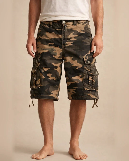 Men's Cargo Shorts Hiking Shorts Pocket Multi Pocket Camouflage Comfort Breathable Short Casual Sports Cotton Blend Cargo Shorts Chino Camouflage Red Yellow Camouflage Inelastic | JRSEE:52843802-074c-498c-968e-50bd2453bab7