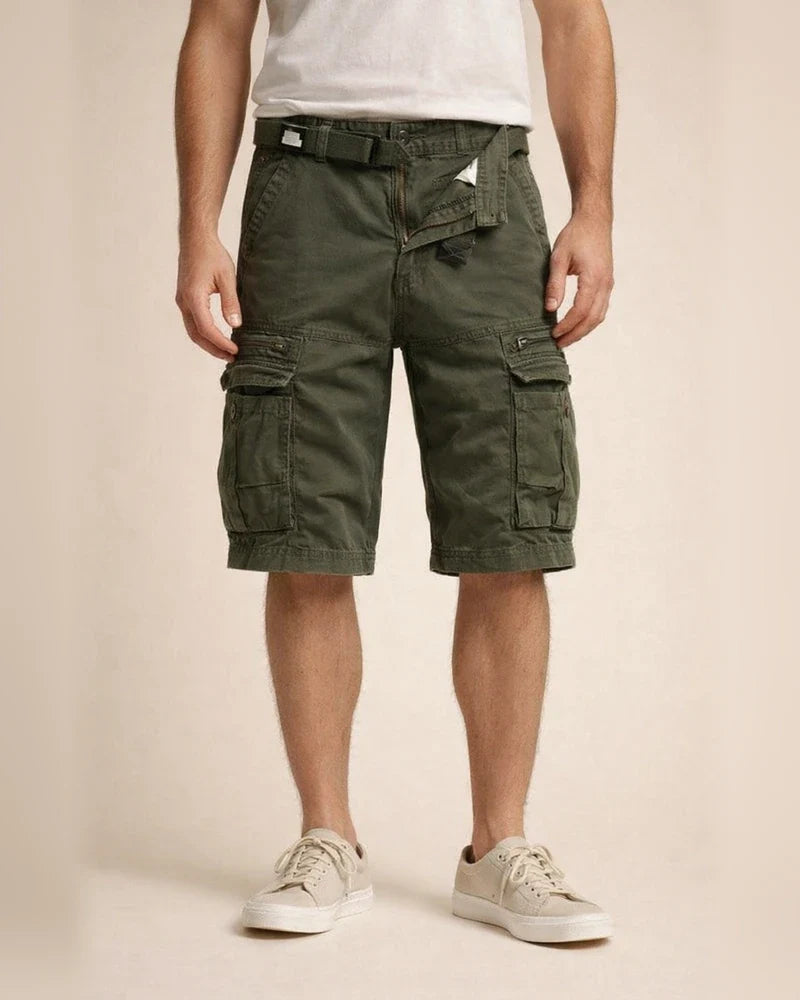 Men's Cargo Shorts Hiking Shorts Zipper Pocket Flap Pocket Plain Comfort Breathable Outdoor Daily Going out 100% Cotton Fashion Casual Black Army Green | JRSEE:895b8432-2f6d-4642-a1d6-f13eafcfe8a4