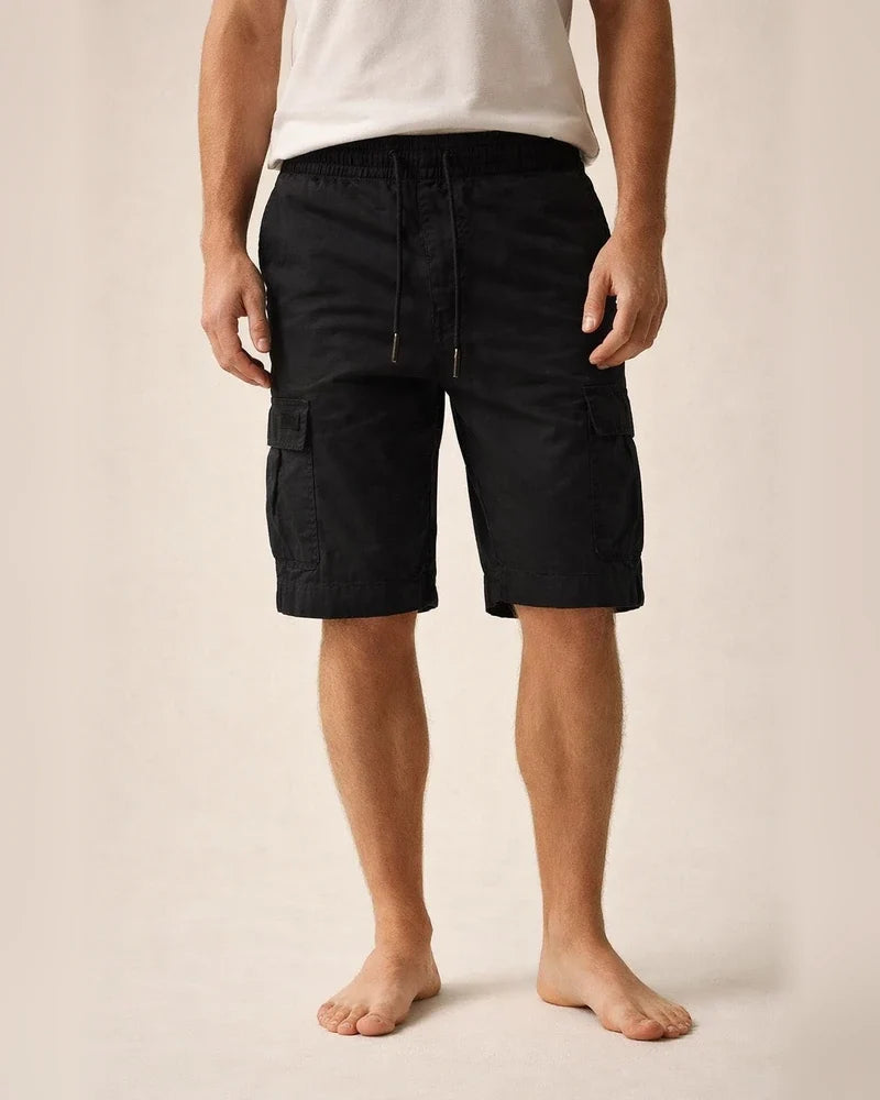 Men's Cargo Shorts Multi Pocket Map Outdoor Sports Knee Length Holiday Going Out Weekend 100% Cotton Shorts Slim Lake Blue Navy Inelastic | JRSEE:028ae5c0-49f6-4d7a-a7ce-77aa99f02014