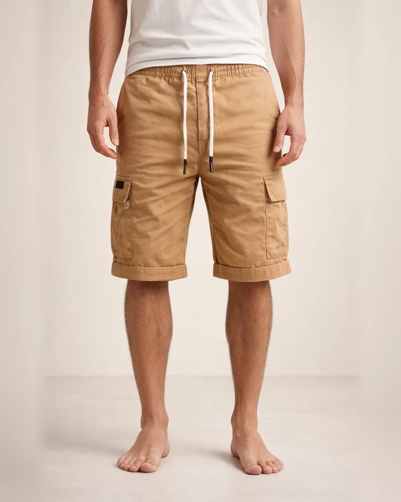 Men's Cargo Shorts Multi Pocket Map Outdoor Sports Knee Length Holiday Going Out Weekend 100% Cotton Shorts Slim Lake Blue Navy Inelastic | JRSEE:5f84a20f-0d01-4399-82f0-431965491c00