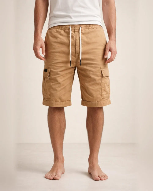 Men's Cargo Shorts Multi Pocket Map Outdoor Sports Knee Length Holiday Going Out Weekend 100% Cotton Shorts Slim Lake Blue Navy Inelastic | JRSEE:5f84a20f-0d01-4399-82f0-431965491c00