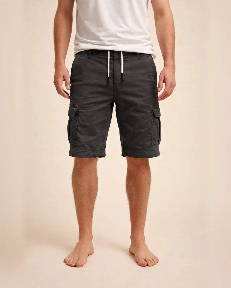 Men's Cargo Shorts Multi Pocket Map Outdoor Sports Knee Length Holiday Going Out Weekend 100% Cotton Shorts Slim Lake Blue Navy Inelastic | JRSEE:1d504234-7889-499b-b3d2-9c1d99c2603b