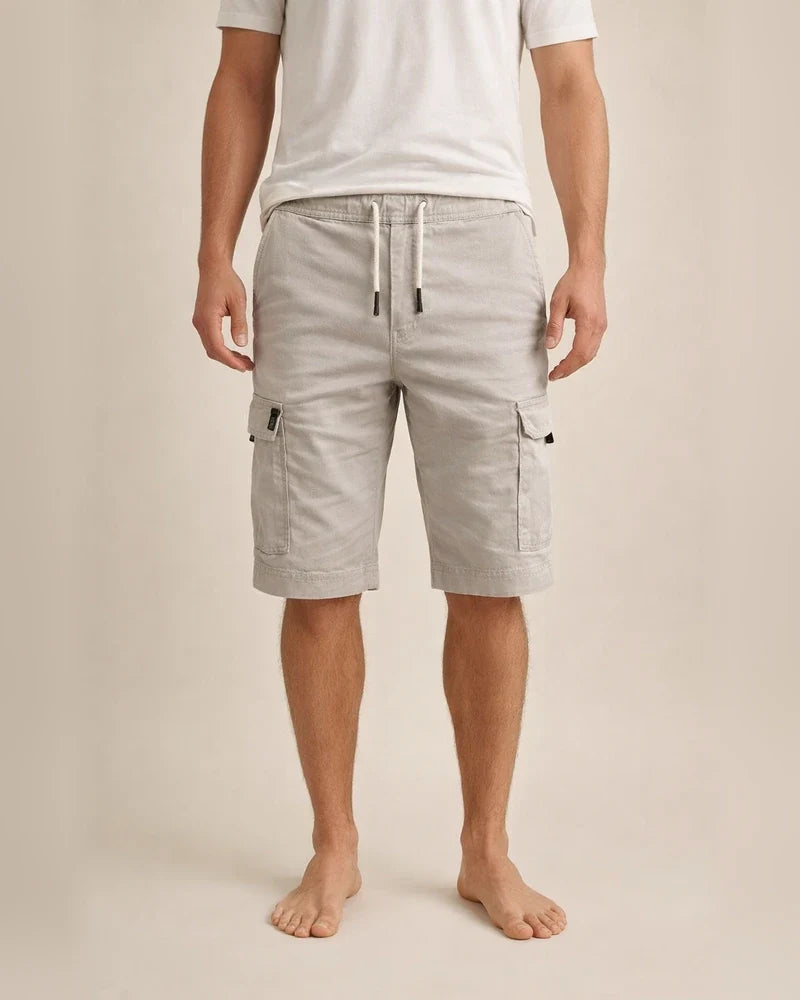 Men's Cargo Shorts Multi Pocket Map Outdoor Sports Knee Length Holiday Going Out Weekend 100% Cotton Shorts Slim Lake Blue Navy Inelastic | JRSEE:83deba13-bb11-4726-949e-86c42b83eeaa
