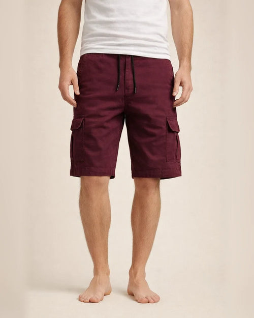 Men's Cargo Shorts Multi Pocket Map Outdoor Sports Knee Length Holiday Going Out Weekend 100% Cotton Shorts Slim Lake Blue Navy Inelastic | JRSEE:536fd639-c29e-484a-b0f4-2bfdadedac3b