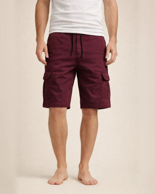 Men's Cargo Shorts Multi Pocket Map Outdoor Sports Knee Length Holiday Going Out Weekend 100% Cotton Shorts Slim Lake Blue Navy Inelastic | JRSEE:536fd639-c29e-484a-b0f4-2bfdadedac3b