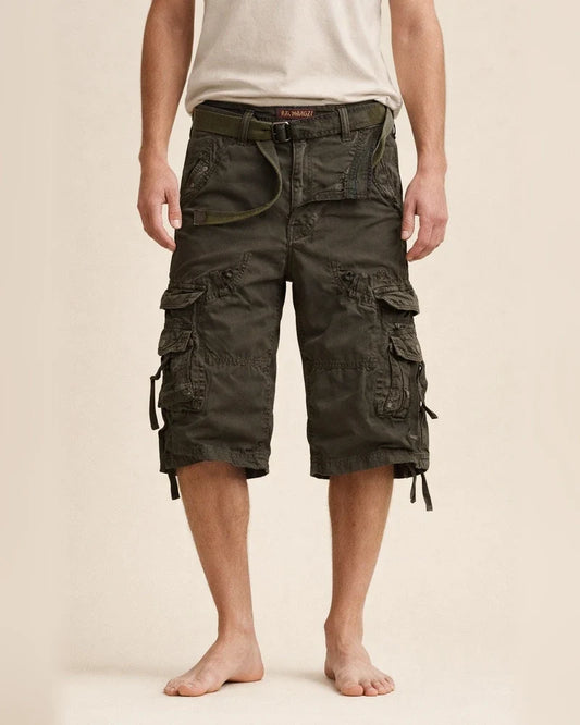Men's Cargo Shorts Shorts Hiking Shorts Leg Drawstring 6 Pocket Plain Comfort Outdoor Daily Going Out Cotton Blend Fashion Streetwear Wine Army Green | JRSEE:f8b6c9c3-37aa-4f6b-99be-7a6570e39d75