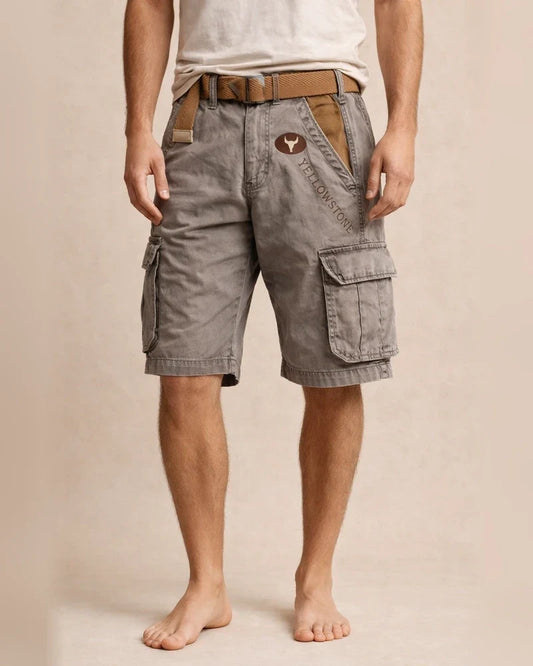 Men's Cargo Shorts Shorts Hiking Shorts Multi Pocket Plain Wearable Short Outdoor Daily 100% Cotton Designer Casual ArmyGreen Black | JRSEE:8a419965-3ee6-4481-85ac-c90285bf43f4