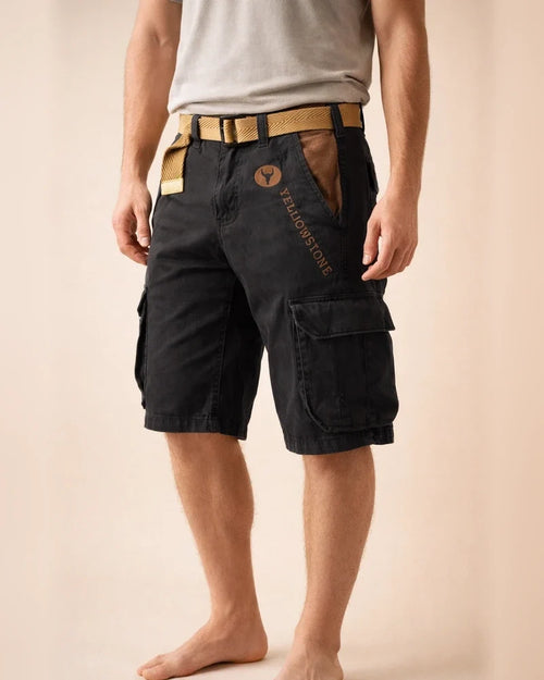 Men's Cargo Shorts Shorts Hiking Shorts Multi Pocket Plain Wearable Short Outdoor Daily 100% Cotton Designer Casual ArmyGreen Black | JRSEE:783147c6-4bc6-4bd7-b803-c0980fae30b9