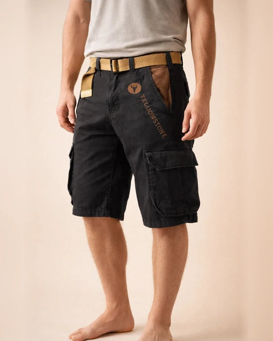 Men's Cargo Shorts Shorts Hiking Shorts Multi Pocket Plain Wearable Short Outdoor Daily 100% Cotton Designer Casual ArmyGreen Black | JRSEE:783147c6-4bc6-4bd7-b803-c0980fae30b9