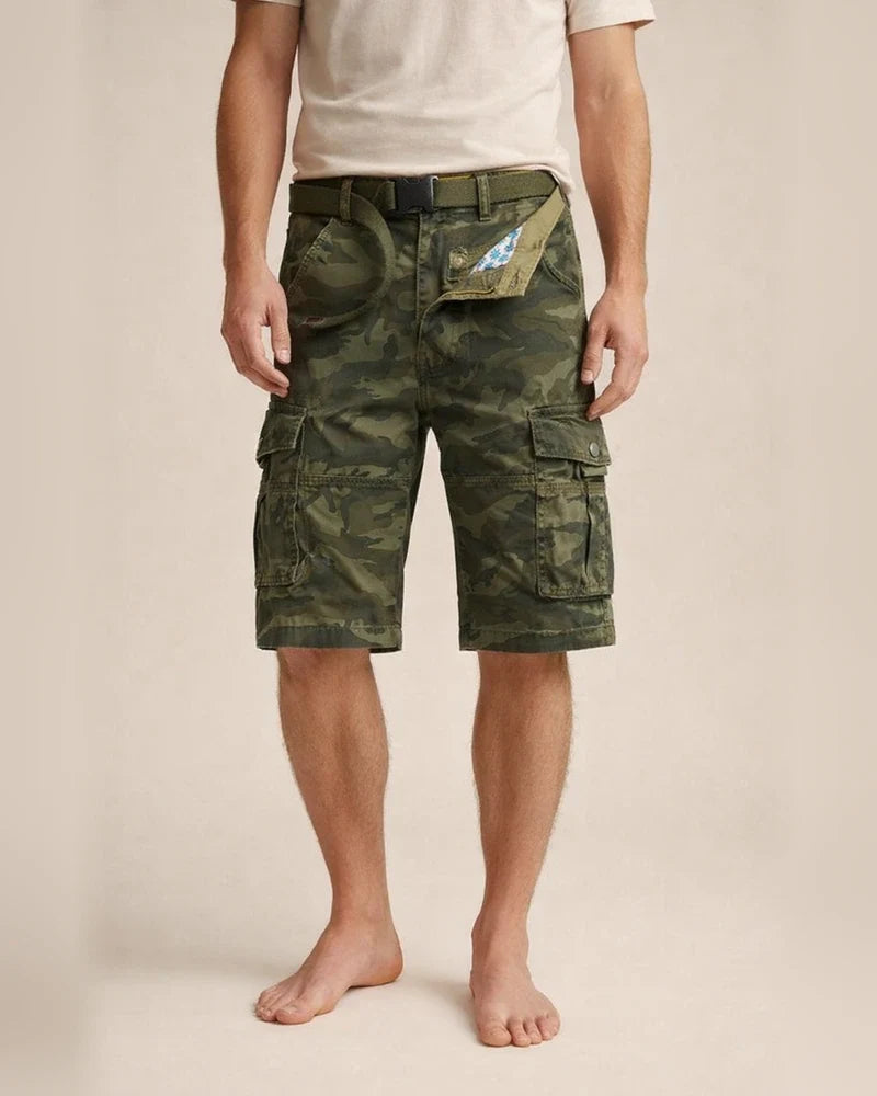 Men's Cargo Shorts Shorts Hiking Shorts Zipper Multi Pocket Camouflage Daily Holiday 100% Cotton Streetwear Stylish ArmyGreen Khaki Inelastic | JRSEE:932da13c-a3d8-427a-92ac-c693056d4602