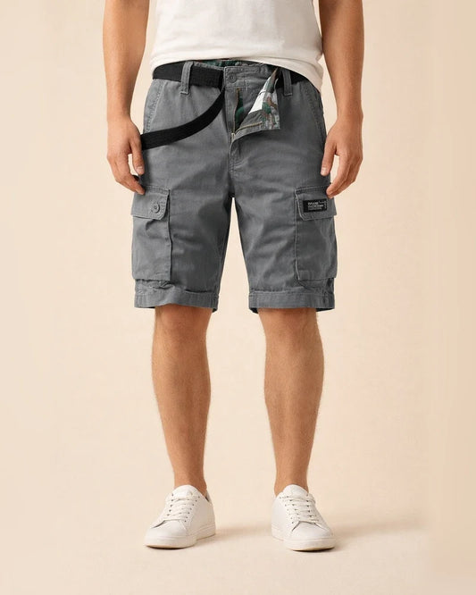 Men's Cargo Shorts Shorts Multi Pocket Straight Leg Print Solid Colored Comfort Wearable Knee Length Outdoor Daily 100% Cotton Sports Stylish Black Army Green | JRSEE:8984d81c-6055-4bec-9722-82cc640eff5e