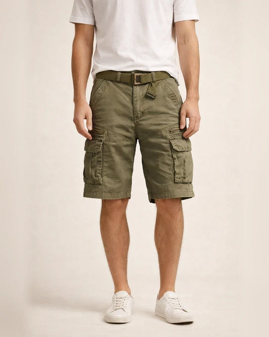 Men's Cargo Shorts Shorts Multi Pocket Straight Leg Solid Colored Comfort Wearable Knee Length Outdoor Daily 100% Cotton Sports Stylish Black Army Green | JRSEE:b62af68c-5128-46f3-8f56-b69e2cbaf454