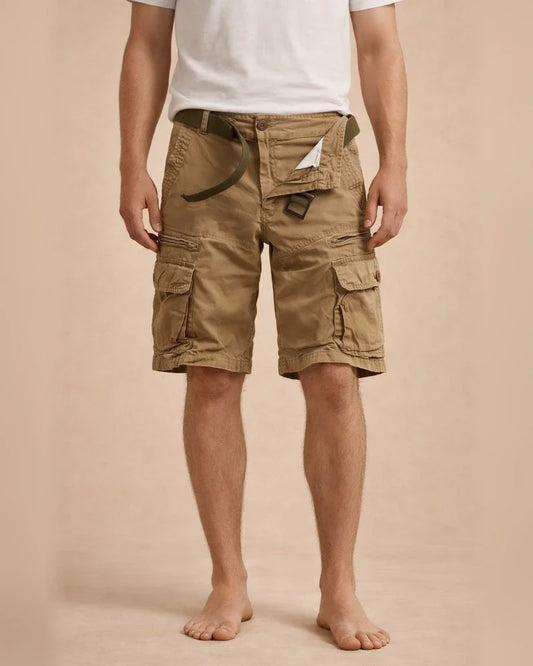 Men's Cargo Shorts Shorts Multi Pocket Straight Leg Solid Colored Comfort Wearable Knee Length Outdoor Daily 100% Cotton Sports Stylish Black Army Green | JRSEE:aaa32379-aeeb-42df-b171-773c932d5f8e