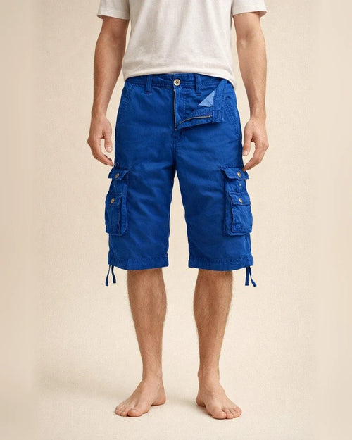 Men's Cargo Shorts Work Shorts Multi Pocket Plain Knee Length Going out Cotton Streetwear Classic Green Black | JRSEE:bc7d0488-2970-4de8-8df4-54a86459e56b