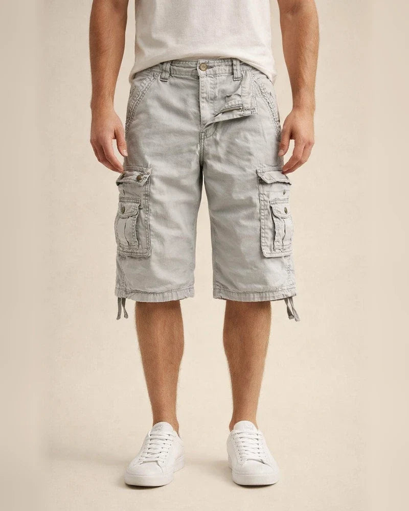 Men's Cargo Shorts Work Shorts Multi Pocket Plain Knee Length Going out Cotton Streetwear Classic Green Black | JRSEE:5fb236ef-ac4b-4d76-9b5e-2aca131c263b