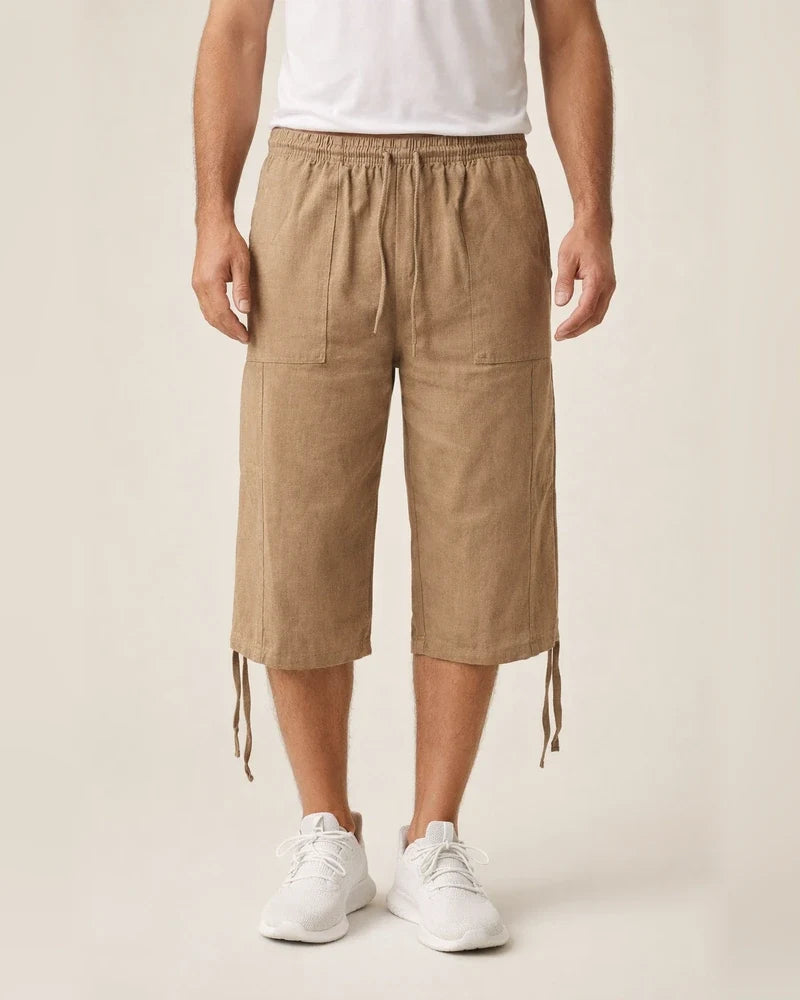 Men's Casual Cotton and Linen Sweatpants Summer Linen Seven-minute Casual Pants Cotton Pants | JRSEE:215b97a8-3ecb-44ef-a6f7-caf894518b39