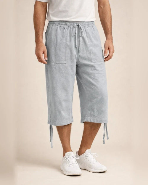 Men's Casual Cotton and Linen Sweatpants Summer Linen Seven-minute Casual Pants Cotton Pants | JRSEE:8f6ef2e5-1343-4e1c-ac05-5166d26a1132