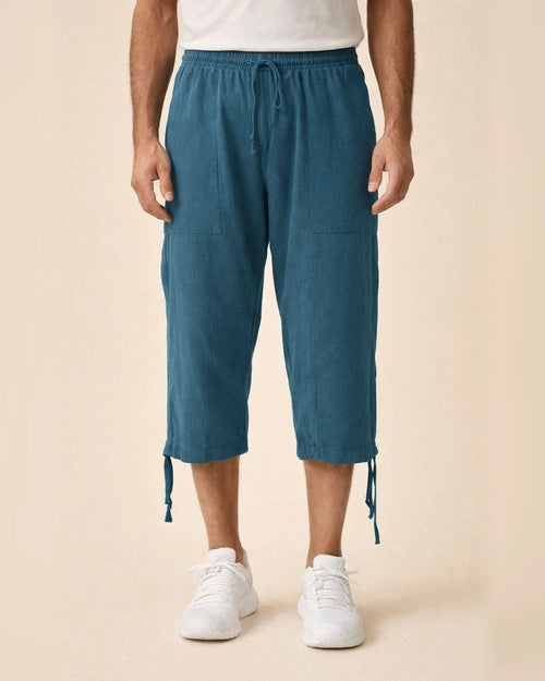 Men's Casual Cotton and Linen Sweatpants Summer Linen Seven-minute Casual Pants Cotton Pants | JRSEE:223aa9eb-dddf-467d-b160-87d990692850