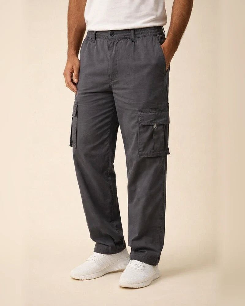 Men's Casual Multi-pocket Loose Straight Work Trousers Outdoor Trousers Fitness Trousers | JRSEE:4c8fe062-2b8e-46ed-a660-33b78f4e02f2