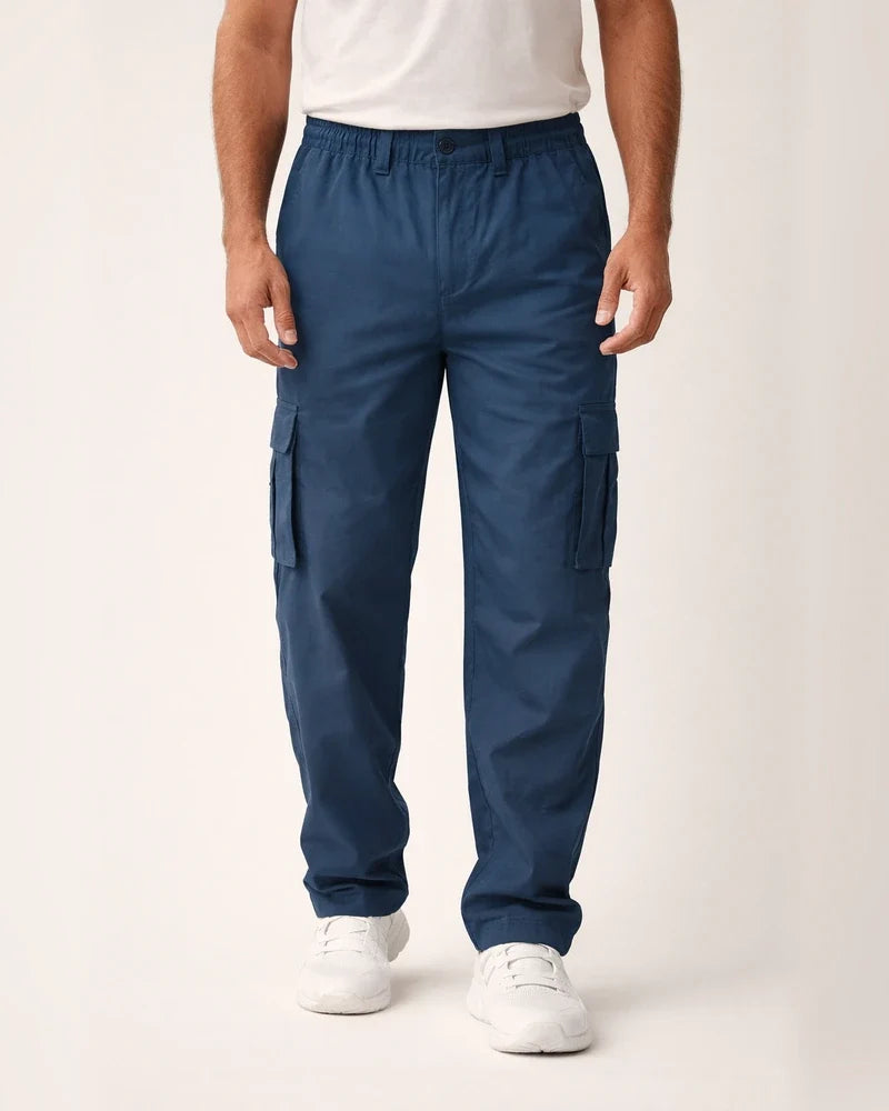 Men's Casual Multi-pocket Loose Straight Work Trousers Outdoor Trousers Fitness Trousers | JRSEE:692f7fbf-f854-42c9-9f03-d58d2ffed710