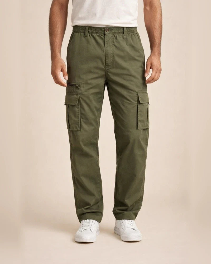 Men's Casual Multi-pocket Loose Straight Work Trousers Outdoor Trousers Fitness Trousers | JRSEE:e871b32b-5a6a-45f9-bfba-31429ea0ea46