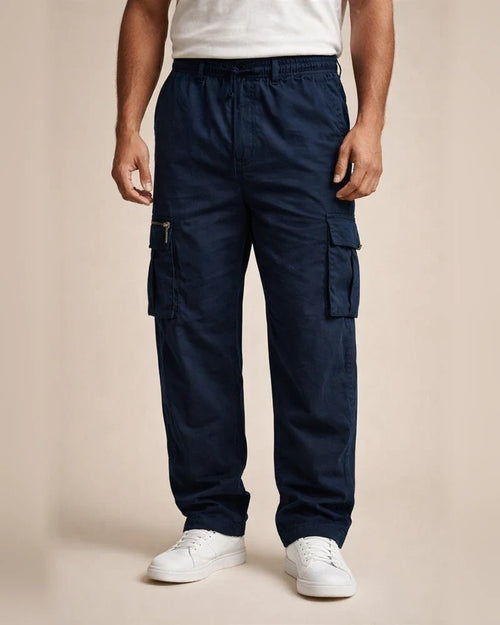 Men's Casual Multi-pocket Loose Straight Work Trousers Outdoor Trousers Fitness Trousers | JRSEE:9a6ec337-f5d6-4215-a7f9-76dbdbb05eb1