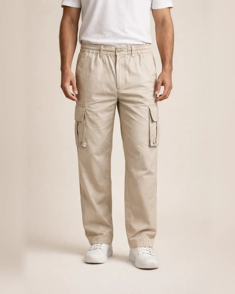 Men's Casual Multi-pocket Loose Straight Work Trousers Outdoor Trousers Fitness Trousers | JRSEE:912d7de5-a662-47ec-a759-b0b159d0a81d