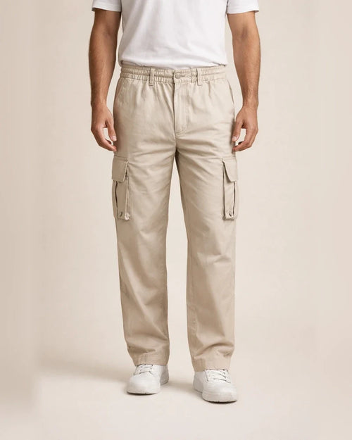 Men's Casual Multi-pocket Loose Straight Work Trousers Outdoor Trousers Fitness Trousers | JRSEE:912d7de5-a662-47ec-a759-b0b159d0a81d