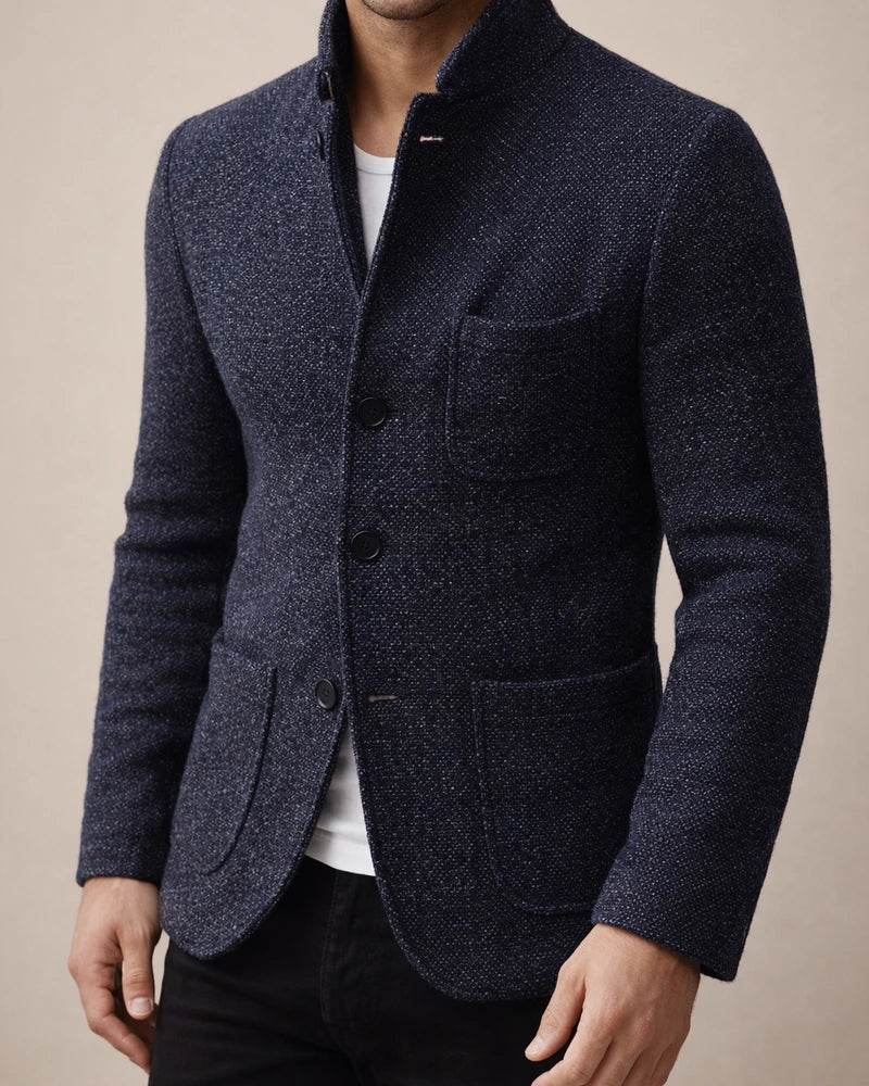 Men's Casual Suit Collar Long Sleeve Men's Jacket | JRSEE:890314a1-b14c-4894-9df3-d7369316154e