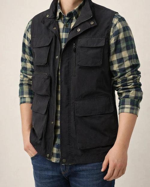 Men's Casual Vest Waterproof Quick-drying Outdoor Casual Undershirt Large Size Vest Jacket | JRSEE:3c61c51c-fa4d-48df-8b0a-6701d13967b9